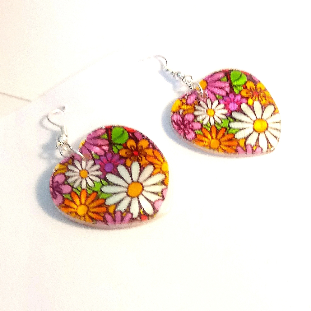 Summer Lovin Retro Hippie Earrings